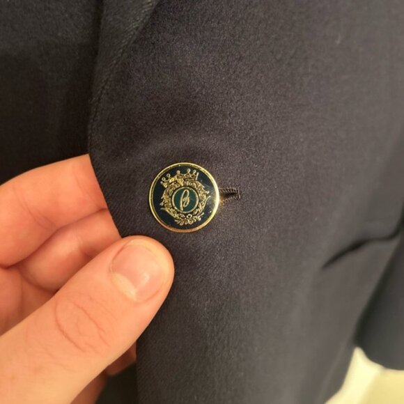 Brioni 100% Cashmere Traiano Blazer Jacket Golden Buttons - Picture 6 of 9